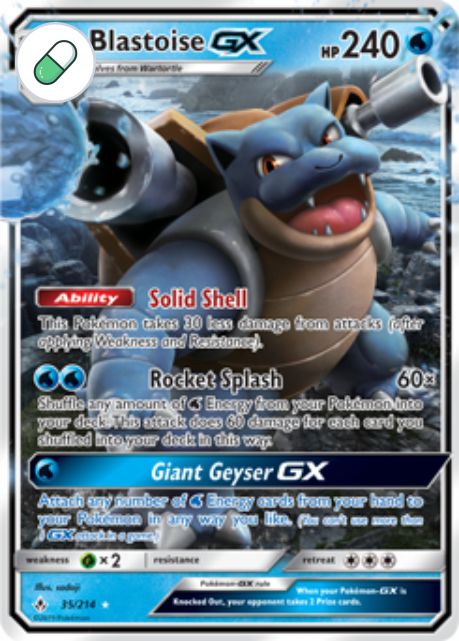 Blastoise Card 2